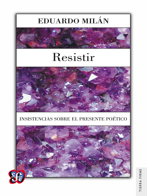 Title details for Resistir by Eduardo Milán - Available